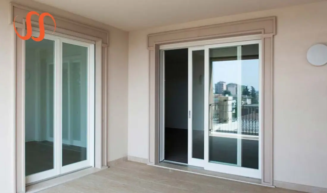 سعر باب بلكونة الوميتال مفصلي