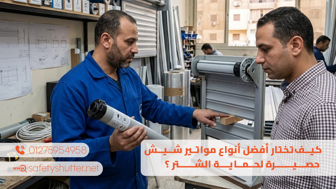 كيف تختار أفضل أنواع مواتير شيش حصيرة لحماية الشتر ؟