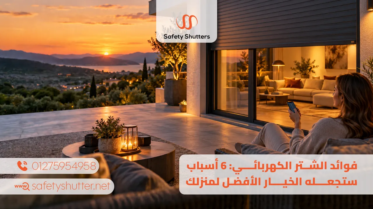 فوائد الشتر الكهربائي: 6 أسباب ستجعله الخيار الأفضل لمنزلك